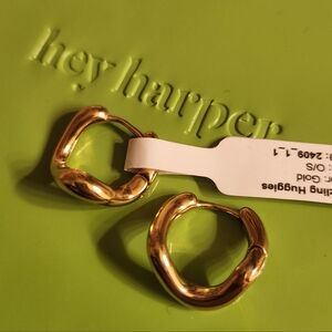 Hey Harper Waterproof Jewelry the "Dazzling" Huggies Earrings - NEW